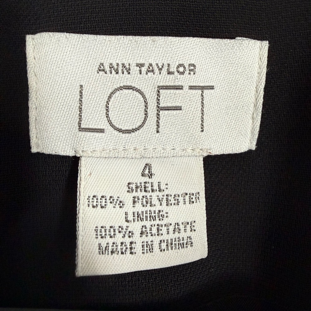 LOFT Classic Black Suit Jacket - Picture 3 of 7
